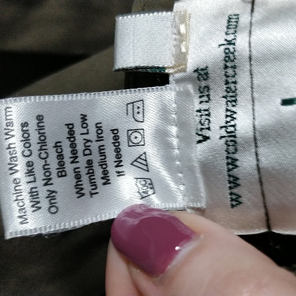 Coldwater Creek, Size 10 pants, dark green - Picture 3 of 4